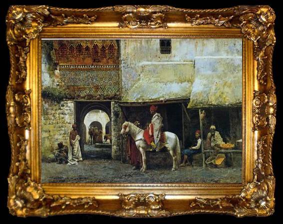 framed  unknow artist Arab or Arabic people and life. Orientalism oil paintings 607, ta009-2